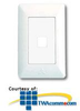 Legrand - On-Q 1 Port AnyPort&reg; Designer Wall Plate (25.. - 364300-01 - TelephoneStuff.com