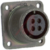 connector,metal circ,box mount recept,no bkshl,size 14s,4 #16 solder socket cont - 70143493 - Allied Electronics, Inc.