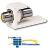 Panduit® Mini-Com RCA Pass-Through Module - Yellow.. -- CMRPY