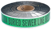 Detectable Identoline Warning Tape - Sewer - 91604 - Brady Corporation