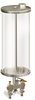 (Formerly B3153-6X00), Multiple Feed Manual Lubricator, 1 gal Acrylic Reservoir, 2 Feeds - B3153-128A02B111GW - Oil-Rite Corp.
