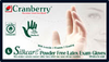Cranberry Silkcare Powder-Free Latex Exam Gloves - Image