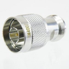 Push-On N Male (Plug) to N Female (Jack) Adapter, Tri-Metal Plated Brass Body, 1.3 VSWR - SM4002 - Fairview Microwave Inc.