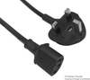 Power Cord, Uk Plug-Iec 60320 C13, 2.5M; Connector To Connector Multicomp Pro - 54Y3985 - Newark, An Avnet Company