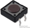 Switch, Tactile, Spst-No, 50Ma, Though Hole; Product Range Multicomp Pro - 67P3651 - Newark, An Avnet Company