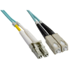 Amphenol FO-10GGBLCSC0-001 LC-SC Duplex 10Gb Multimode 50/125 OM3 Fiber Optic Patch Cable - 2 x LC Male to 2 x SC Male 1m - Image