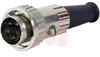 Plug; Straight Cord; 1000 Megohms (Min.); Molded Thermoplastic (Insert) - 70214259 - Allied Electronics, Inc.