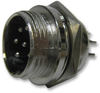 Circular Connector, Plug, 6, Pin, Solder, Panel Mount Rohs Compliant Pro Signal - 24M6407 - Newark, An Avnet Company