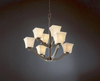 POR-8978-40-CHKR-DBRZ Mid. Chandeliers-Glass Up - 750107 - Capital Lighting, Inc.