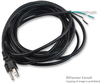Power Cord, Nema5-15P, 20Ft, 10A, Black; Connector Type A Multicomp - 11J3533 - Newark, An Avnet Company
