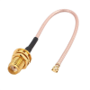 SMA Female St. B/H Connector With RG178 Cable (L-10CM) + UFL Connector - ET-SFS-BH-3L10C-U - Eteily Technologies India Pvt. Ltd.