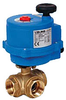 Electric Actuated Ball Valve -- 8E065/8E066 3-Way Brass - Image