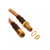 SMA Male St. Connector With RG142 Cable (L–3Mtr) + SMA Female Bulkhead St. Connector - ET-SFS-BH-10OL3-SMS - Eteily Technologies India Pvt. Ltd.