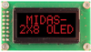 Display, Oled, Cob, 8X2, Red On Black; Character Count X Line Midas - 24AC4980 - Newark, An Avnet Company