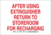 Brady B-555 Aluminum Rectangle White Fire Equipment Sign - 14 in Width x 10 in Height - 127113 - 754473-75440 - R. S. Hughes Company, Inc.
