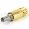 2.92mm Female (Jack) to Mini SMP Male (plug) Push-On Adapter Smooth Bore, Gold Plated Beryllium Body, 1.35 VSWR -- SM8929 - Image