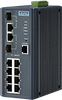 8FE+2G Combo Managed Ethernet Switch, -40~75℃ - EKI-7710E-2CI-BE - Advantech