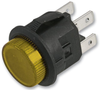 Pb Switch, Dpst, 16A, 250V, Panel, Yel; Product Range Multicomp Pro - 69AC6084 - Newark, An Avnet Company