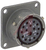 CONNECTOR,MILSPEC BOX RECEPTACLE,CLASS E,SIZE 14,14#20 & 1#16 SOLDER SOCKET CONT - 70010925 - Allied Electronics, Inc.