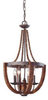 F2753/4RI/BWD Mid. Chandeliers-Candle - 360133 - Capital Lighting, Inc.