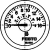 Pressure gauge - MA-23-16-R1/8 - Festo Corporation