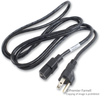 Power Cord Nema5-15P/iec, 2M, 10A, Black; Connector Type A Volex - 93K2643 - Newark, An Avnet Company