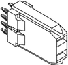 Backplane Connector, Receptacle, 2 Position; Product Range Molex - 55M4107 - Newark, An Avnet Company
