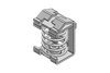 Shield Brackets with Compression Spring- with or without Integrated Strain Relief - 36224.002 - icotek Corp