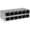 Modular/Ethernet Connector (RJ45) Jacks With Magnetics -- 0833-2X6R-55-F-ND - Image