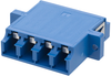 Lc Internal Shutter Coupler, Quad, With Flange, Blue Rohs Compliant L-Com - 97AC8797 - Newark, An Avnet Company