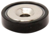 Pot Magnet, 32Mm X 7.8Mm, Neodymium, Blk Rohs Compliant Eclipse Magnetics - 39AH5315 - Newark, An Avnet Company