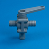 PVC Three-Way Plastic Ball Valves - 350 Series -- 22157