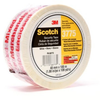 3M Scotch 3775 White Printed Box Sealing Tape - Pattern/Text = MIXED MERCHANDISE ENCLOSED - 48 mm Width x 100 m Length - 1.9 mil Thick - 68773 - 051115-68773 - R. S. Hughes Company, Inc.