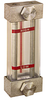 Broad Face Nylon Liquid Level Gage, 10” Centerline, Front Mount 1/2