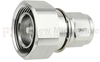 7/16 DIN Male (Plug) to N Male (Plug) Adapter IP67 UnMated, Nickel Plated Brass Body, 1.25 VSWR - SM4471 - Fairview Microwave Inc.