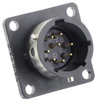 Industrial Circular, Rcpt, 8Pos, Flange; Product Range Souriau-Sunbank/eaton - 22AJ1593 - Newark, An Avnet Company