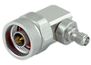 RF Adapter Right Angle SMA Female to N Male DC - 18GHz 50Ω - SFR-NM50+ - Mini-Circuits