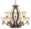 1089-9 RSB Mid. Chandeliers-Glass Up - 376716 - Capital Lighting, Inc.