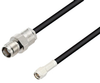 TNC Female to SMA Male Cable 150 cm Length Using 53 Ohm RG55 Coax - PE3W07646-150CM - Pasternack