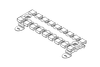 SF|ZL Strain Relief Plates- Pluggable on TS35 Rails - 32357 - icotek Corp