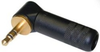 Switchcraft 3.5mm stereo(m)rt ang bk/gd - CA-35HDRABAU - Visual Sound, Inc.