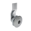 Quarter-Turn Cam Latch, Bellcore Electronics, 8mm  Grip, Sealed, Zinc Alloy, Chrome Plated, Bright - E5-1-191-051 - Southco