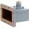 WR-229 to Type N Female Waveguide to Coax Adapter CMR-229 with 3.3 GHz to 4.9 GHz U Band in Aluminum, Paint -- FMWCA1060