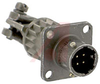 connector,metal circ,class a,wall recept w/clamp,size 8,4 #20 solder pin contact - 70010420 - Allied Electronics, Inc.
