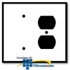 Leviton 2-Gang 1-Blank 1-Duplex Device Combination.. - 86087 - TelephoneStuff.com