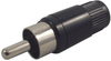 Rca (Phono) Audio / Video Connector, Plug, 3.25 Mm, 2, Black, Metal Body, Nickel Plated Contacts Rohs Compliant Lumberg - 98K1102 - Newark, An Avnet Company
