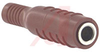 In-Line Banana Jack w/Flexible Boot, Red, 30 VAC/60 VDC Max., 15 A, 18/20/22 AWG - 70198258 - Allied Electronics, Inc.