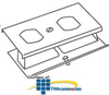 Legrand - Wiremold 3000® Series Duplex Receptacle Cover -- G3043BE - Image