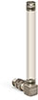 Vented Union Coupling Elbow Nylon Liquid Level Gage, 5 1/2” Sight Opening, 3/8” Male NPT Mounting Thread - B3641-30516BA3W - Oil-Rite Corp.