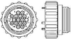 Circular Power Connectors -- 206037-4 - Image